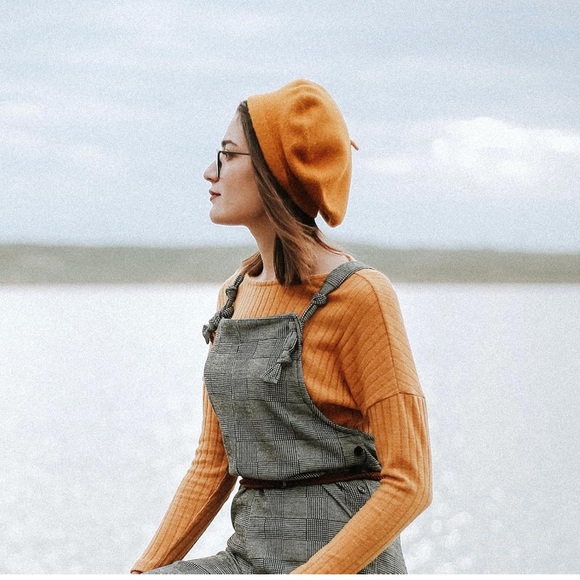 Accessories - Marigold Wool beret
